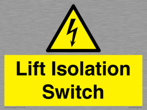 Lift Isolation Switch